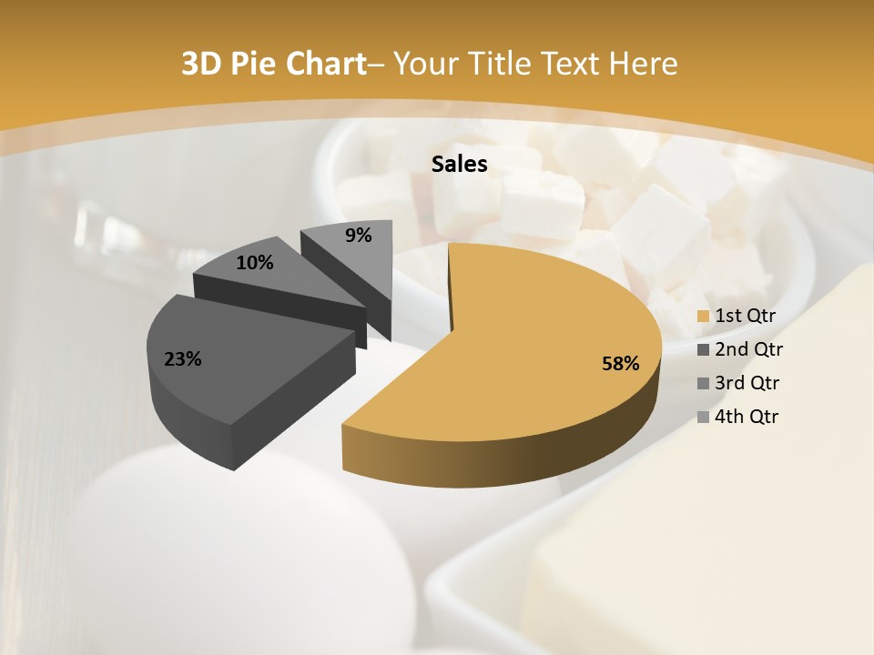 Eating Food Cream PowerPoint Template