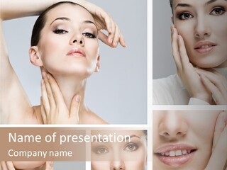 Woman Skin Beauty PowerPoint Template