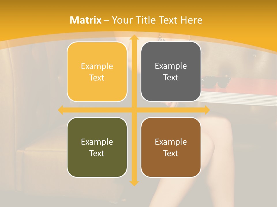 Piercing Model Pretty PowerPoint Template