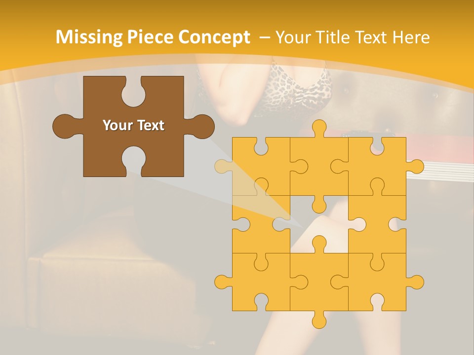 Piercing Model Pretty PowerPoint Template