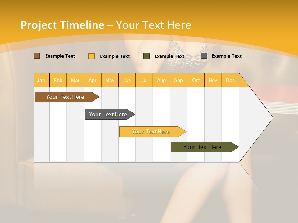 Piercing Model Pretty PowerPoint Template