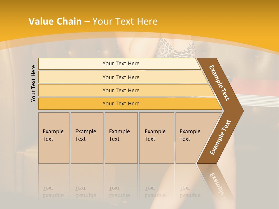 Piercing Model Pretty PowerPoint Template