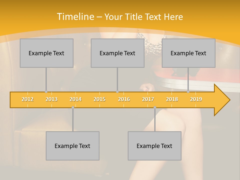 Piercing Model Pretty PowerPoint Template