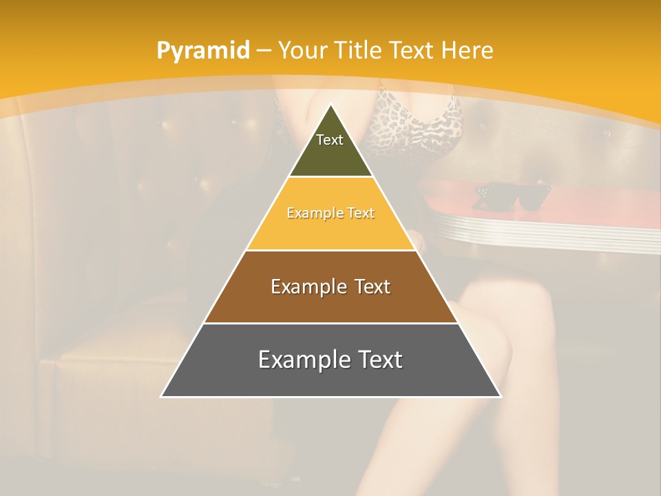 Piercing Model Pretty PowerPoint Template