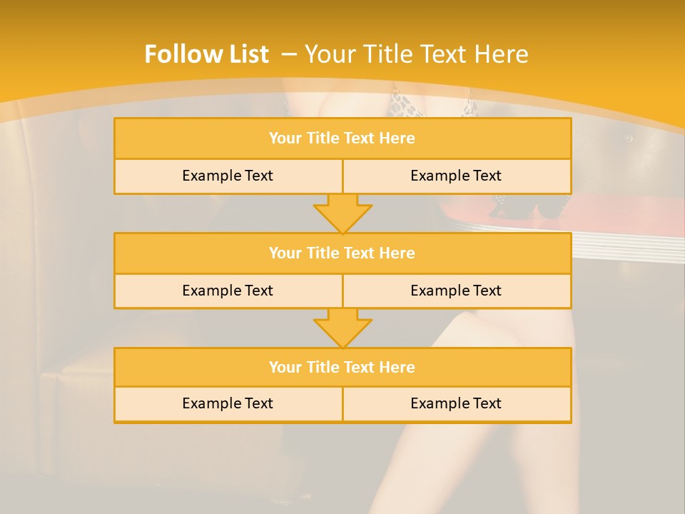 Piercing Model Pretty PowerPoint Template