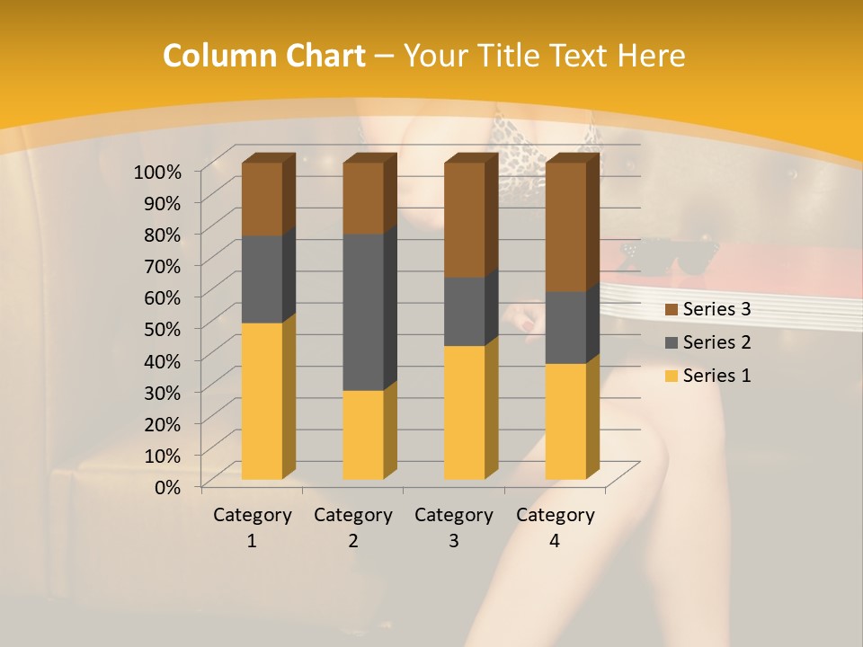 Piercing Model Pretty PowerPoint Template