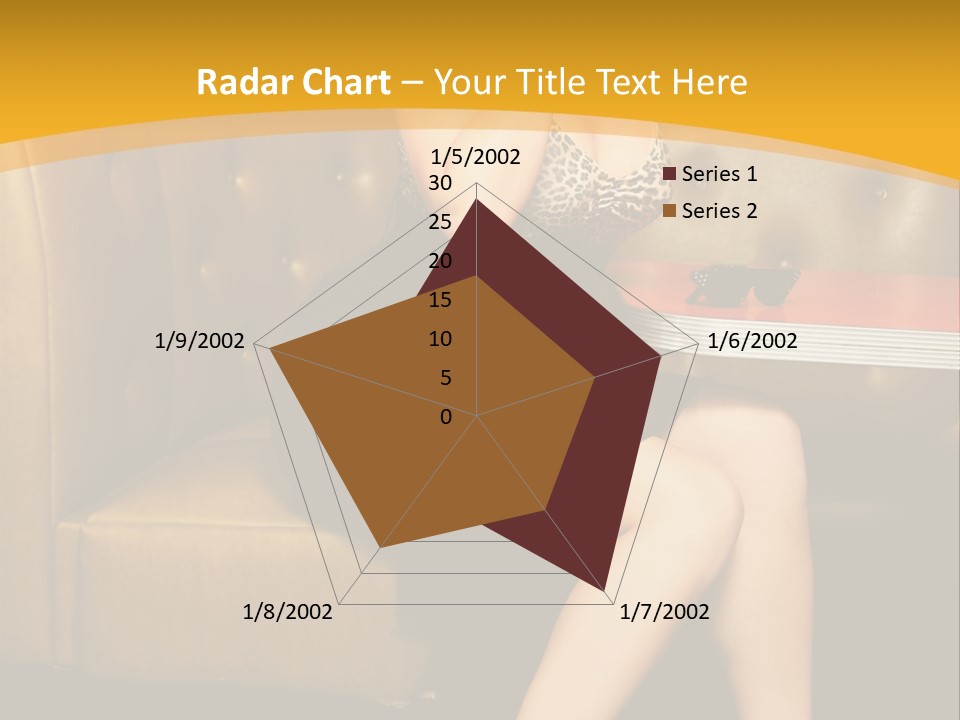 Piercing Model Pretty PowerPoint Template