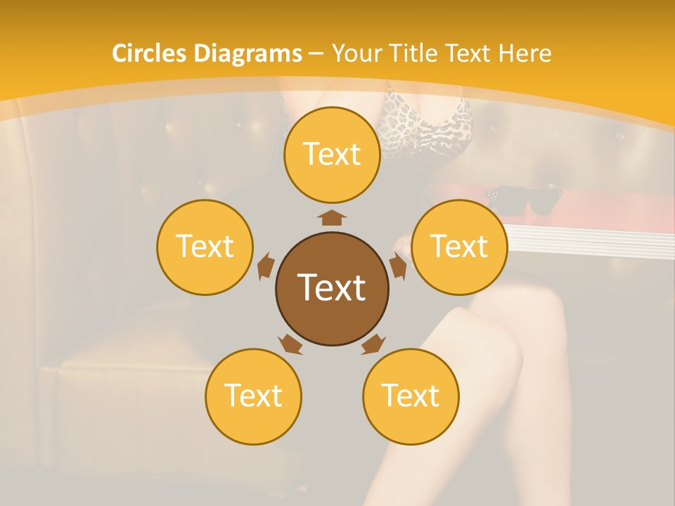 Piercing Model Pretty PowerPoint Template