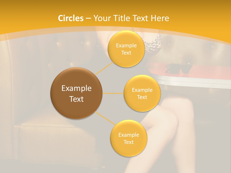 Piercing Model Pretty PowerPoint Template