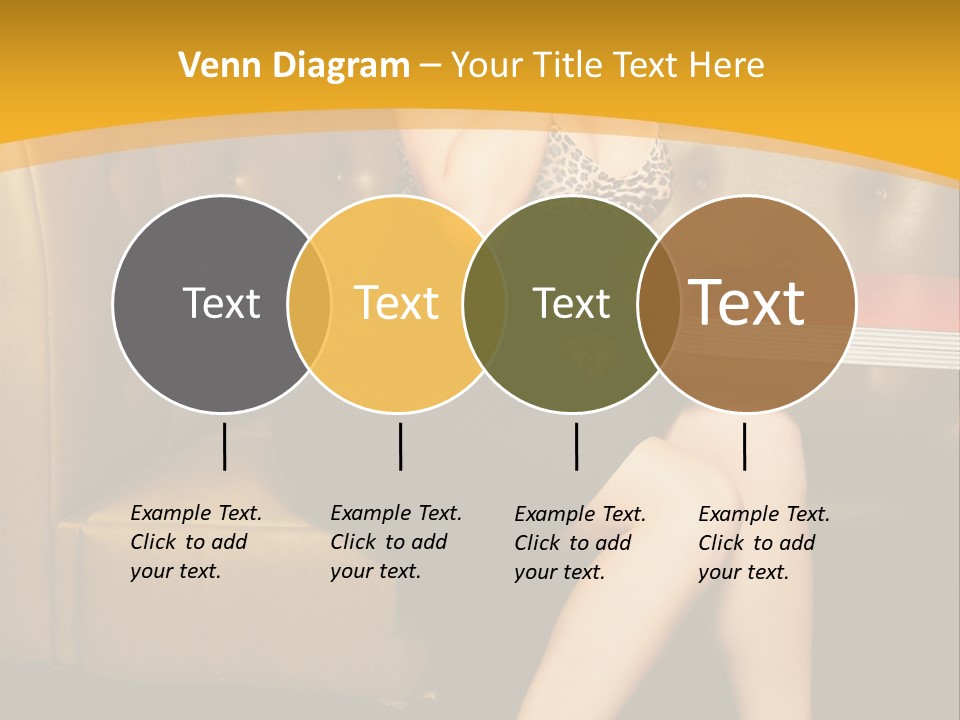 Piercing Model Pretty PowerPoint Template