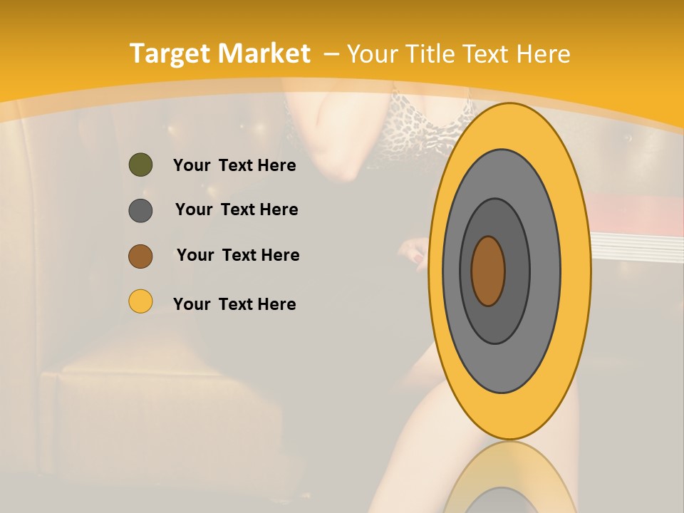 Piercing Model Pretty PowerPoint Template