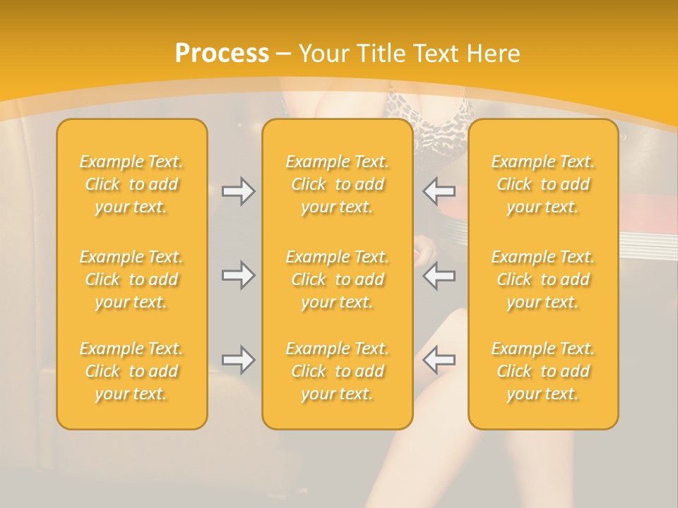 Piercing Model Pretty PowerPoint Template