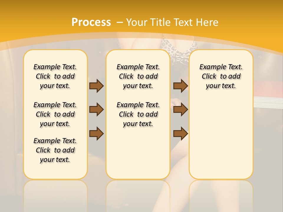 Piercing Model Pretty PowerPoint Template