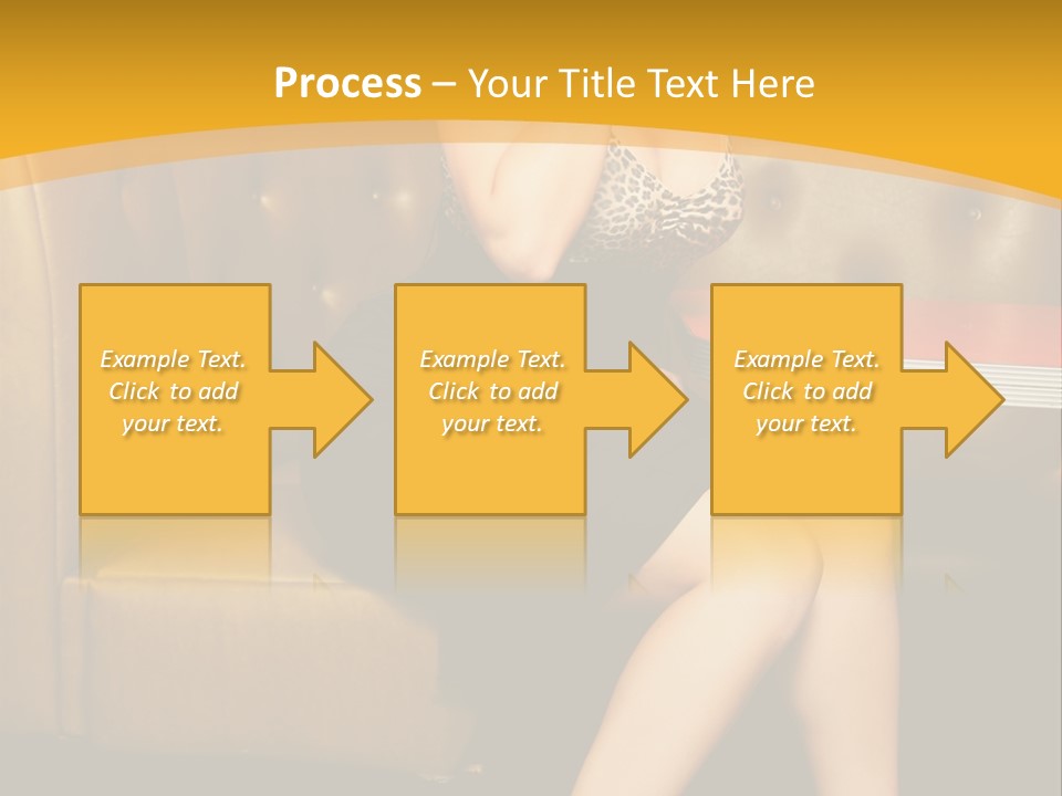 Piercing Model Pretty PowerPoint Template