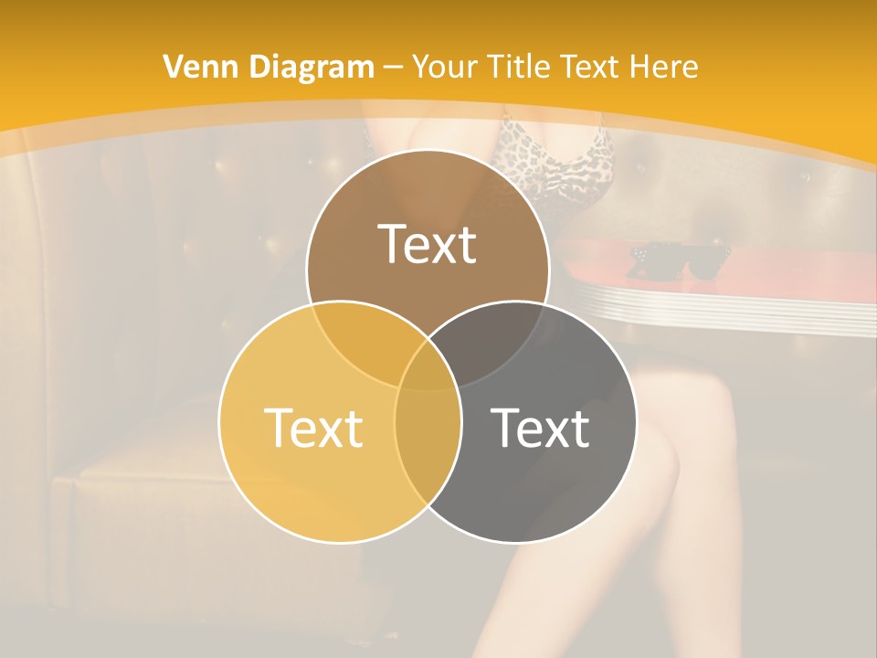 Piercing Model Pretty PowerPoint Template