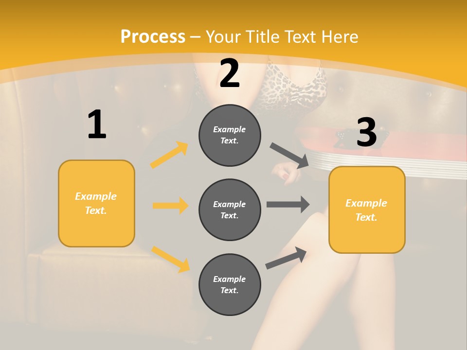 Piercing Model Pretty PowerPoint Template