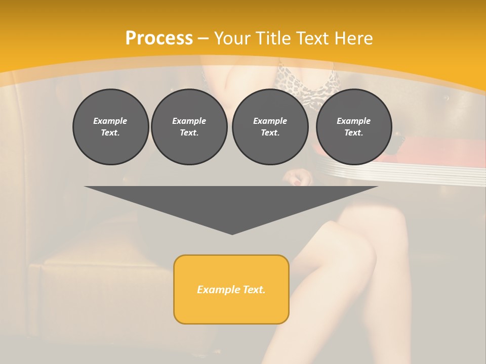 Piercing Model Pretty PowerPoint Template