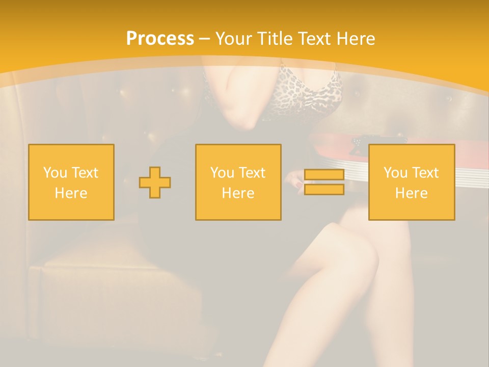 Piercing Model Pretty PowerPoint Template