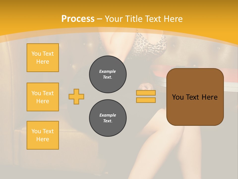 Piercing Model Pretty PowerPoint Template