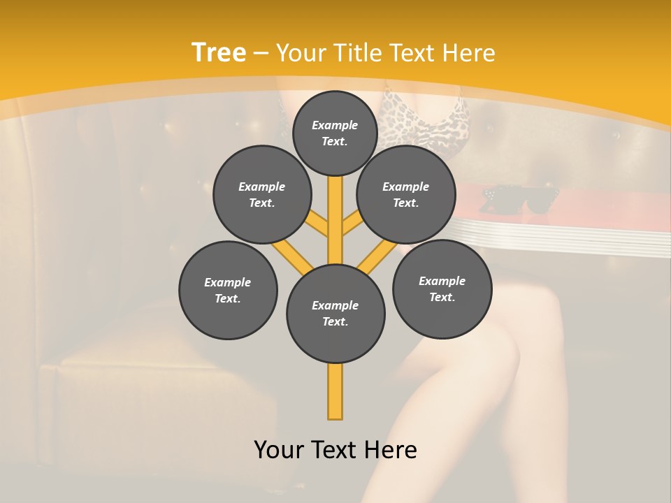 Piercing Model Pretty PowerPoint Template