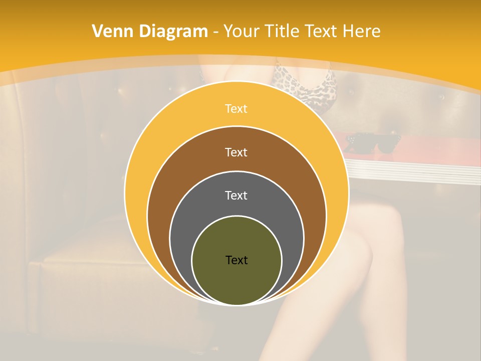 Piercing Model Pretty PowerPoint Template