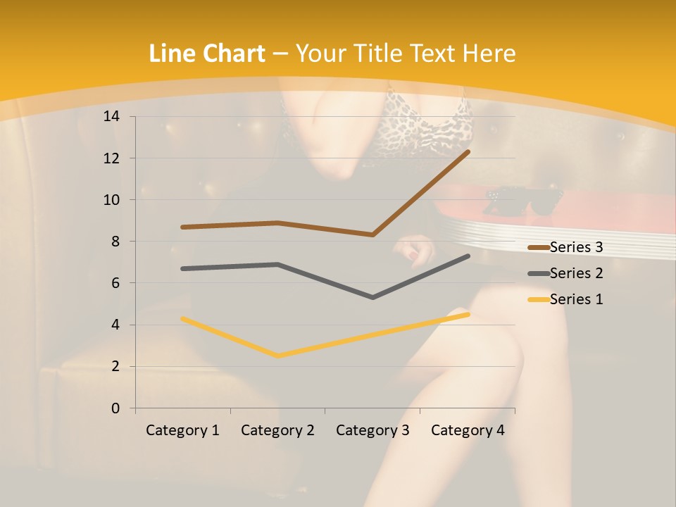 Piercing Model Pretty PowerPoint Template