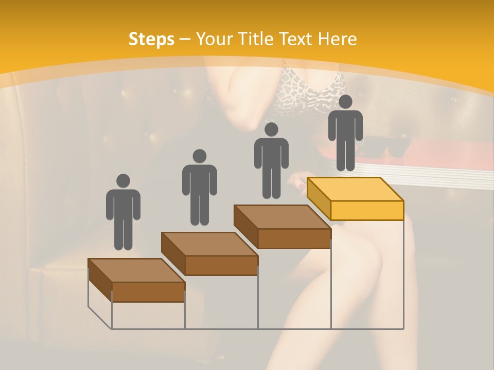 Piercing Model Pretty PowerPoint Template