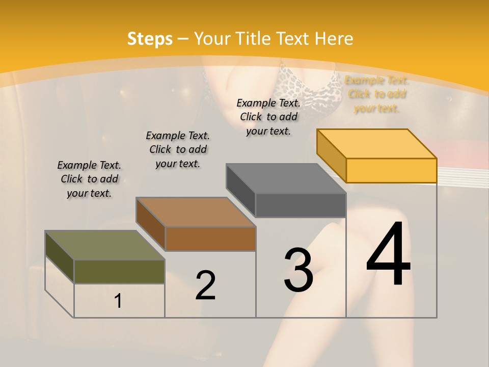 Piercing Model Pretty PowerPoint Template