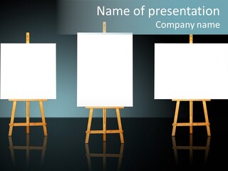Image Information Board PowerPoint Template