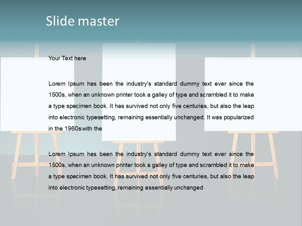 Image Information Board PowerPoint Template