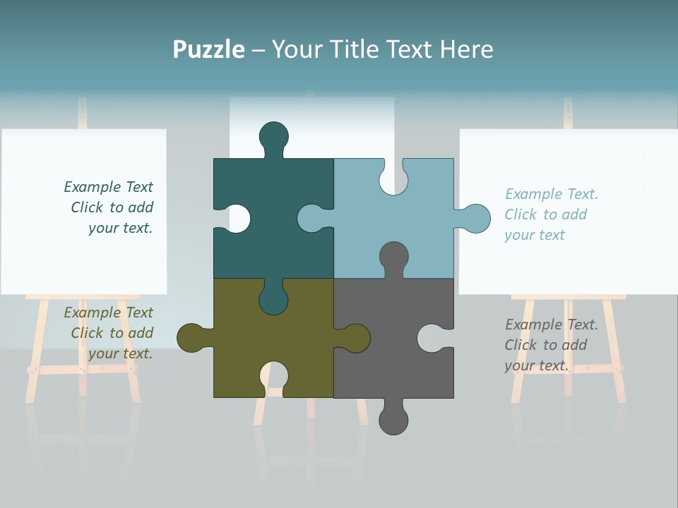 Image Information Board PowerPoint Template