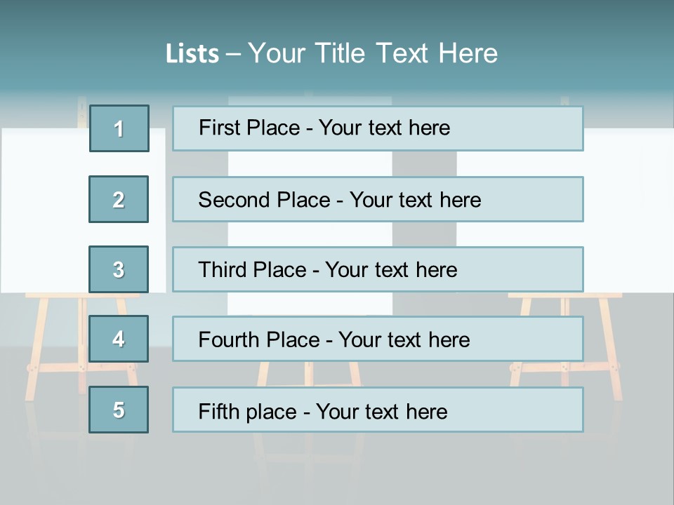 Image Information Board PowerPoint Template