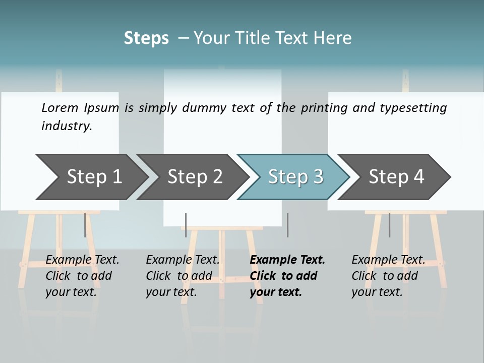 Image Information Board PowerPoint Template