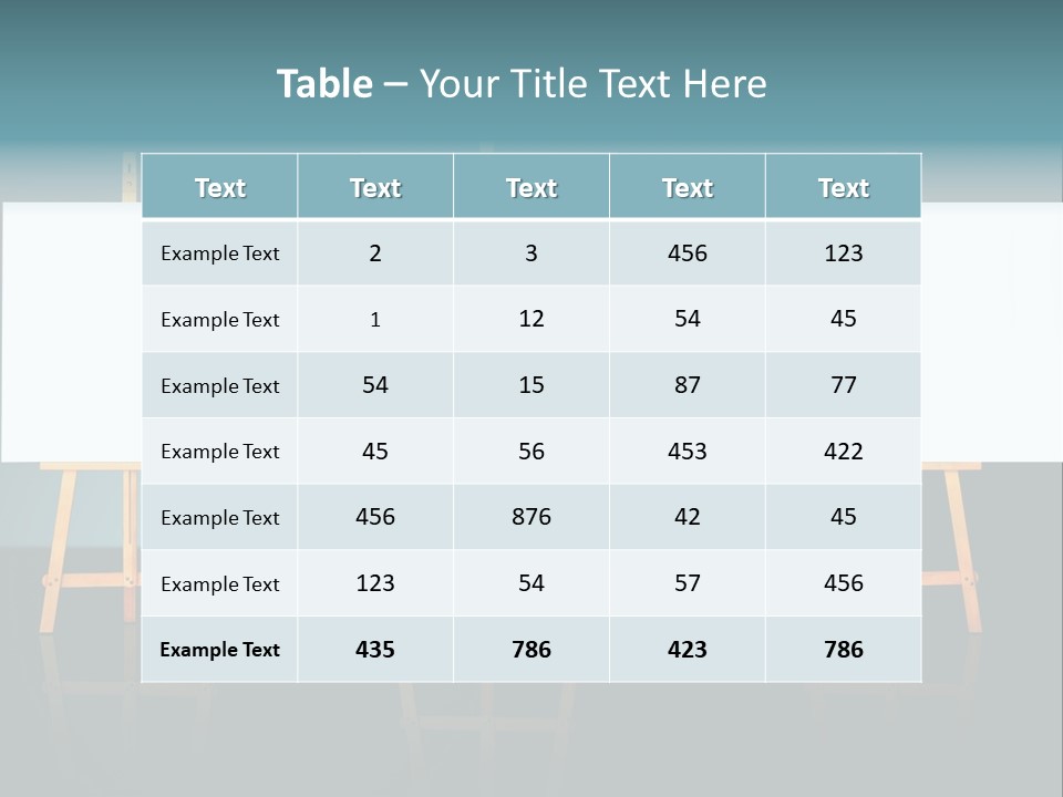 Image Information Board PowerPoint Template