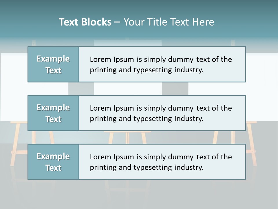 Image Information Board PowerPoint Template