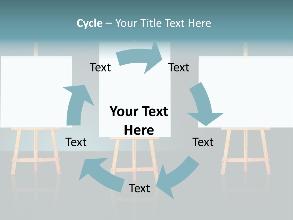 Image Information Board PowerPoint Template