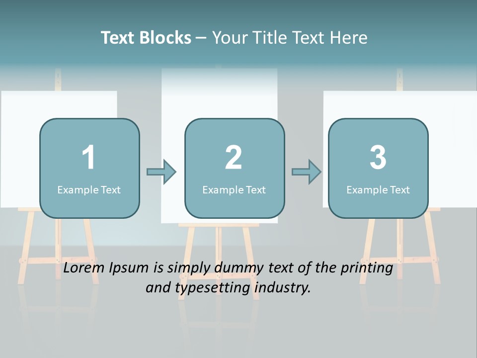 Image Information Board PowerPoint Template
