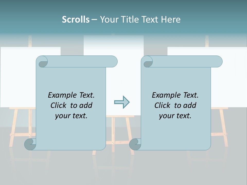 Image Information Board PowerPoint Template