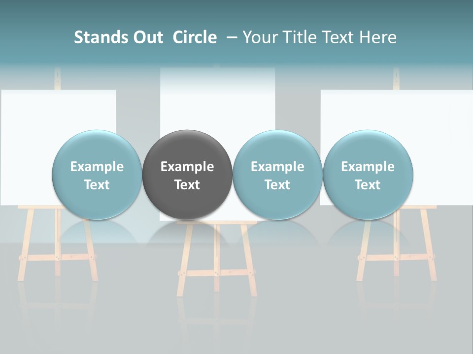 Image Information Board PowerPoint Template