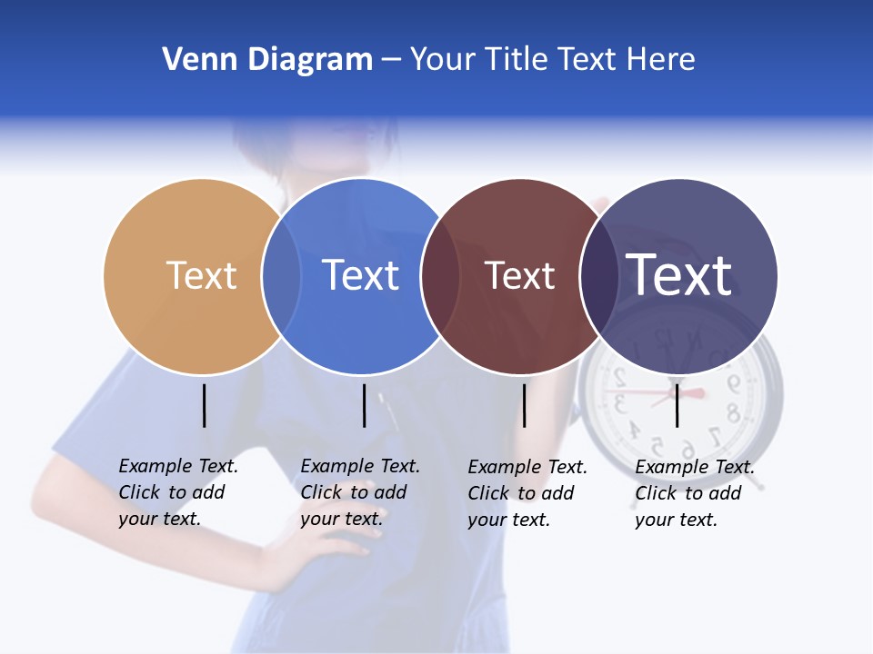 Smock Posing Person PowerPoint Template