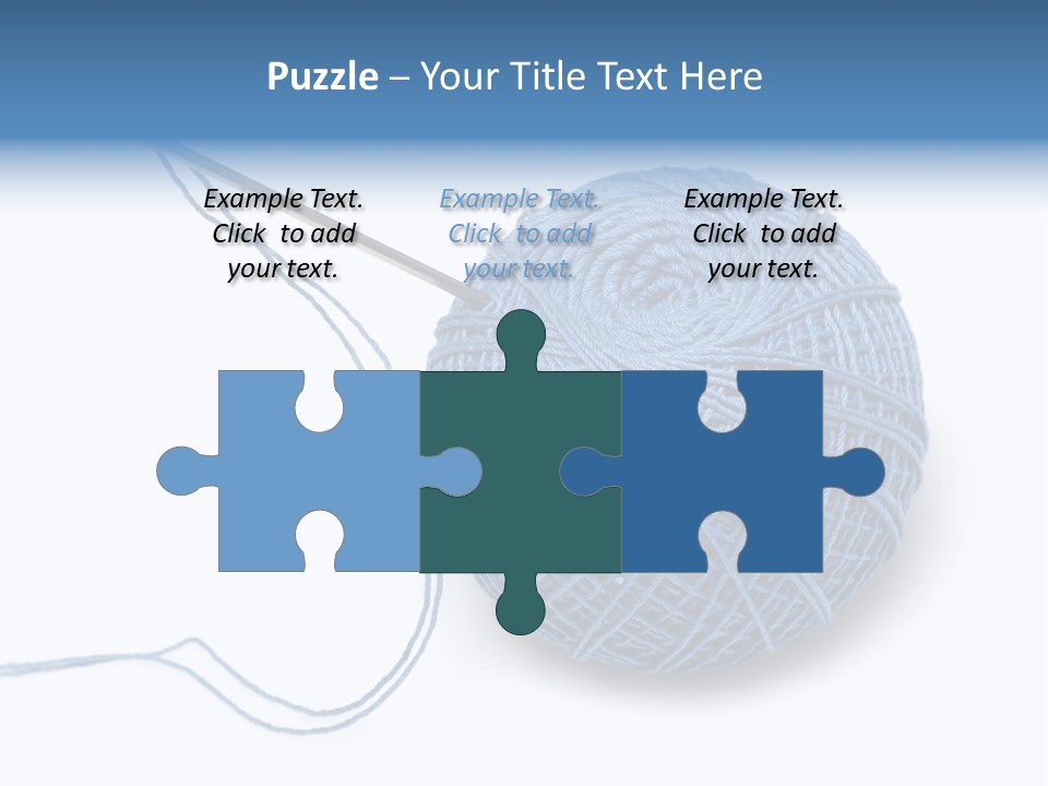 Sew Clothing Accessories PowerPoint Template