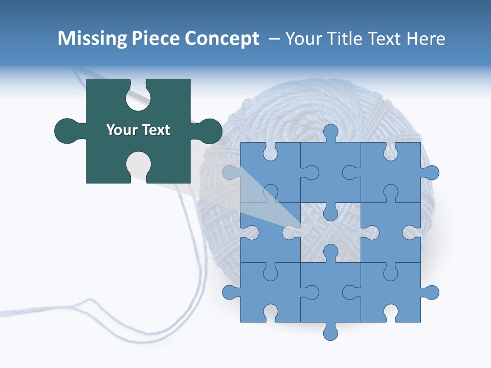 Sew Clothing Accessories PowerPoint Template