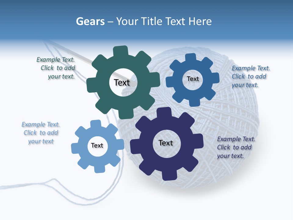 Sew Clothing Accessories PowerPoint Template