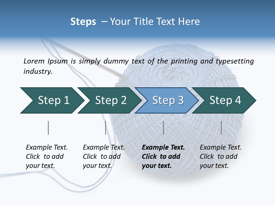 Sew Clothing Accessories PowerPoint Template