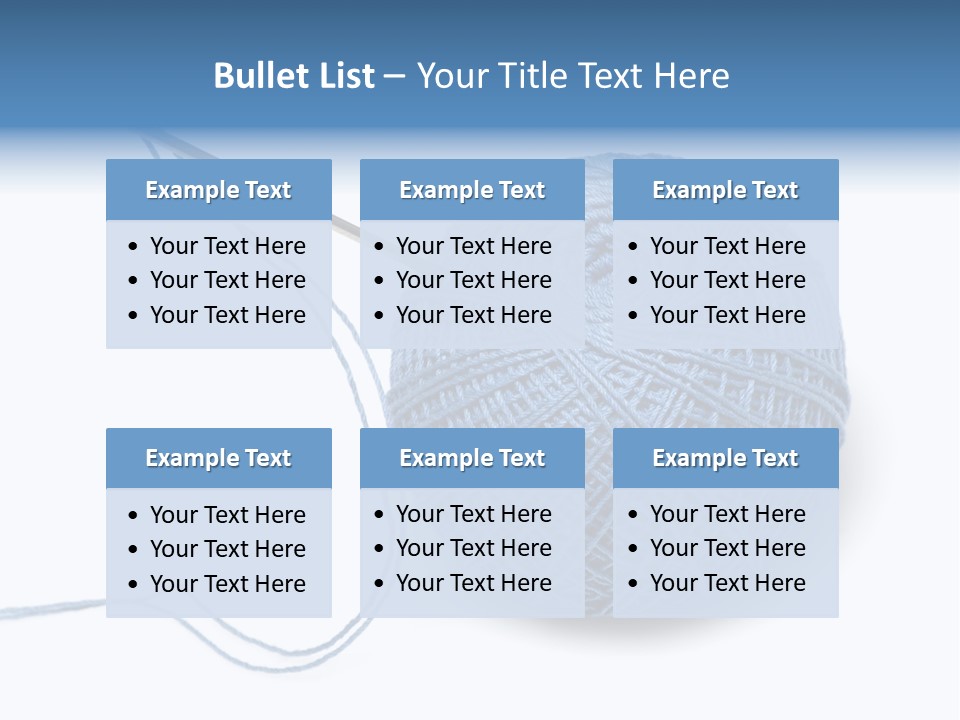 Sew Clothing Accessories PowerPoint Template