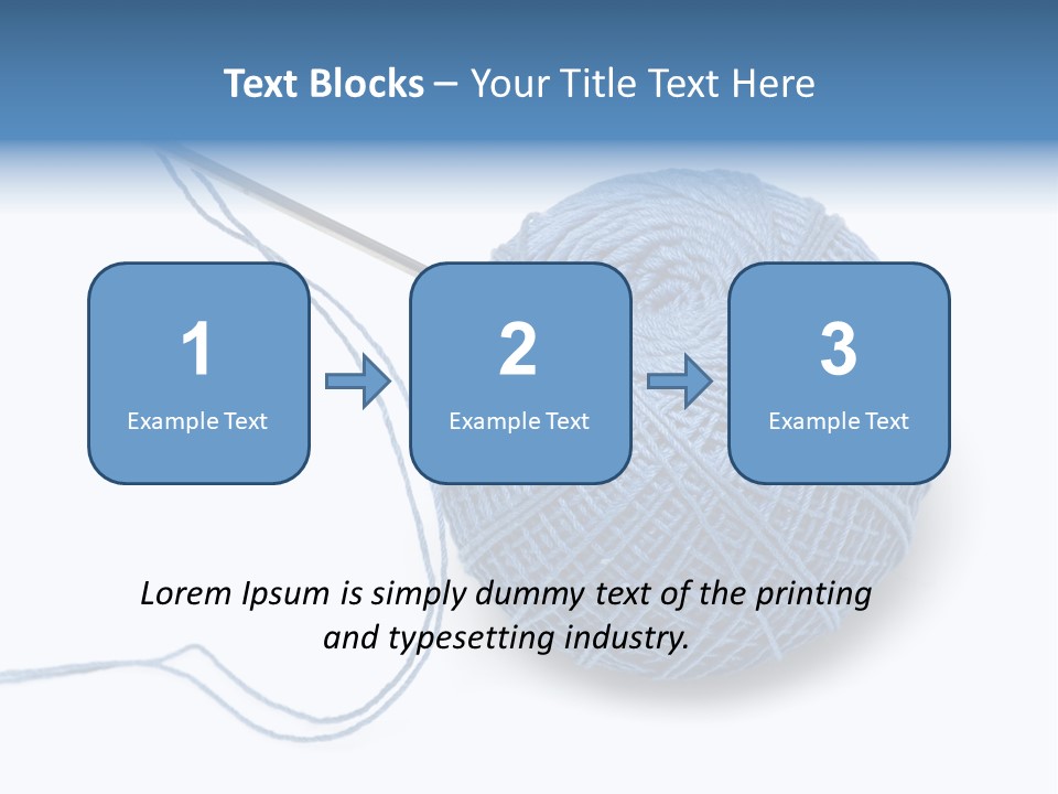 Sew Clothing Accessories PowerPoint Template