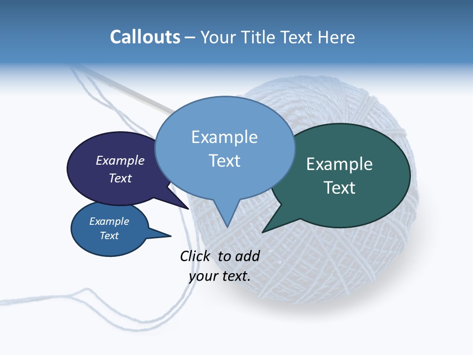 Sew Clothing Accessories PowerPoint Template