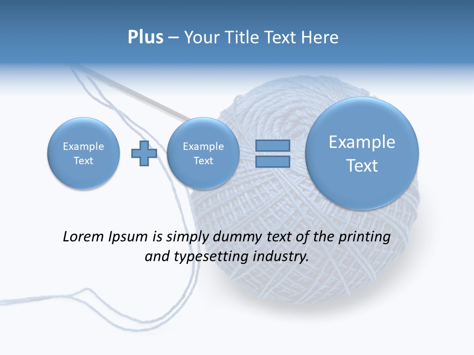 Sew Clothing Accessories PowerPoint Template