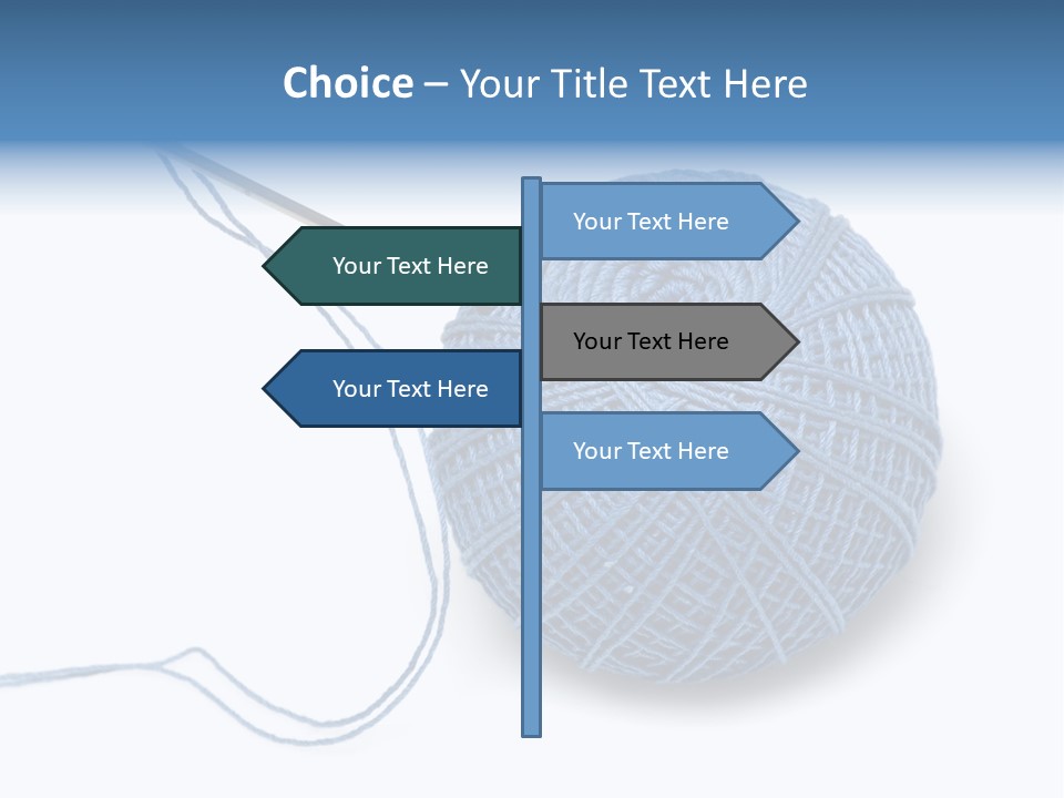 Sew Clothing Accessories PowerPoint Template