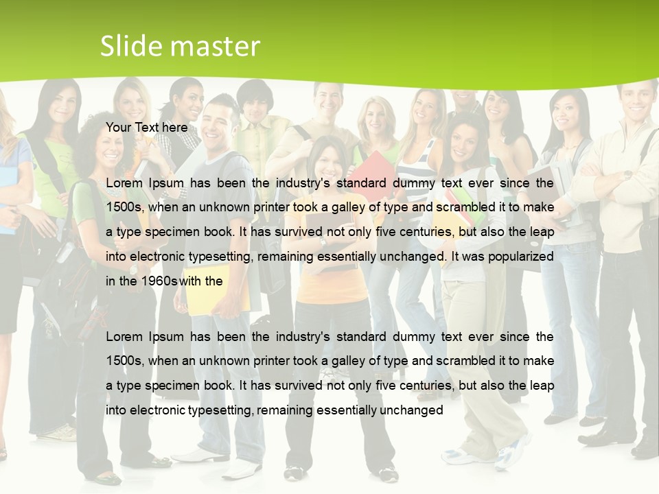 Background Beautiful School PowerPoint Template